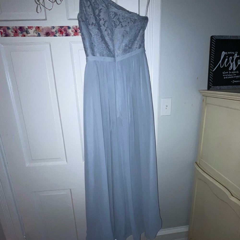 bridesmaid dress! size 0, dusty blue